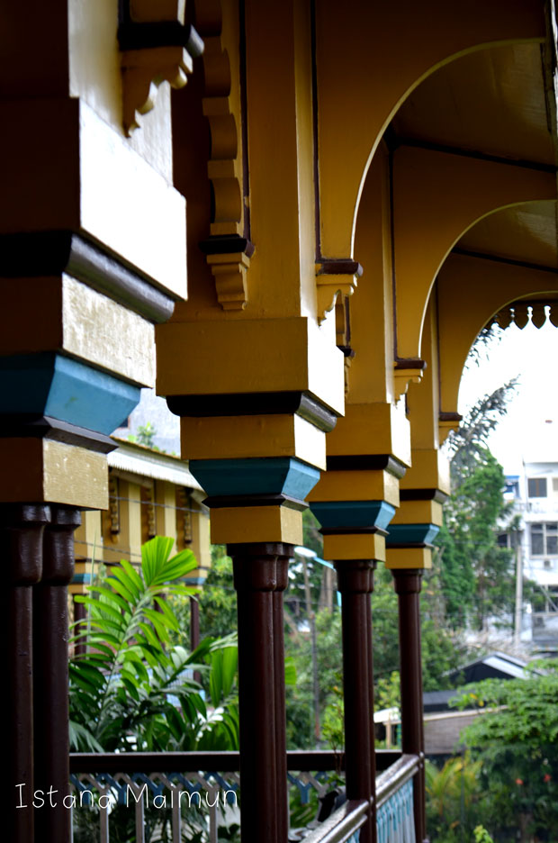 Maimun Palace Balcony, Medan, North Sumatra