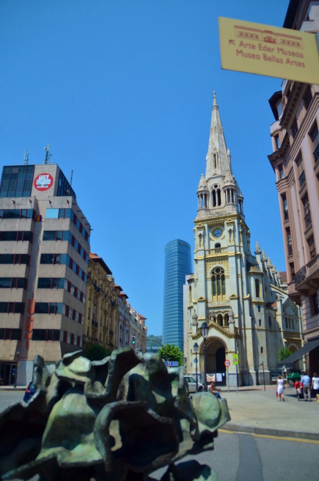 Church in Bilbao Spain