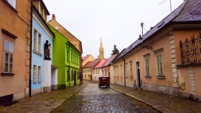 Street in old town Bratislava